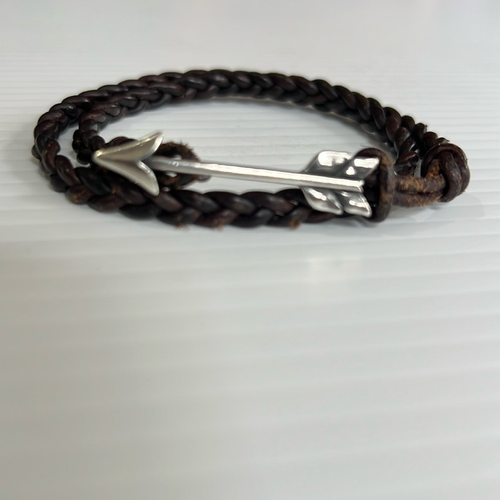 James Avery Leather Wrap Arrow Bracelet